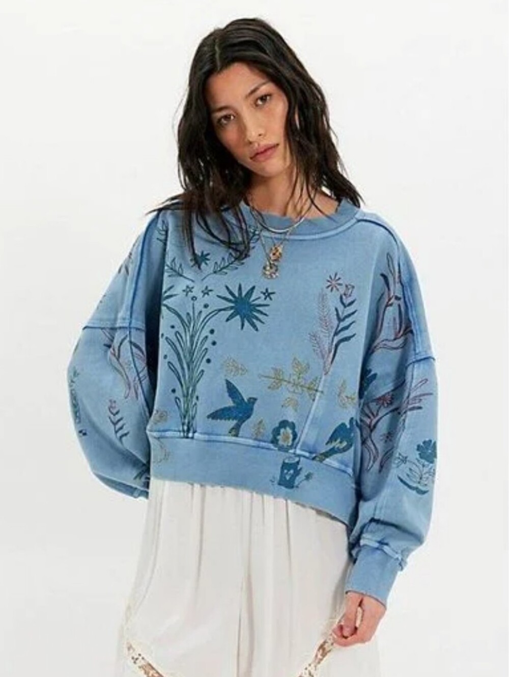 NWT Free People $178 Gaia Sweatshirt